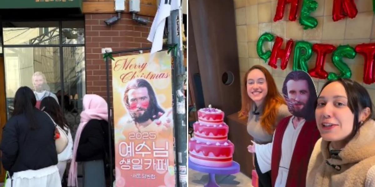 Cafeteria temática de Jesus evangeliza jovens no Natal na Coreia do Sul