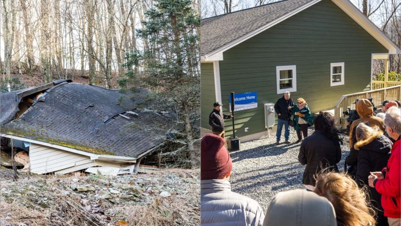 Furacão destruiu moradia de casal, mas missão cristã reconstruiu