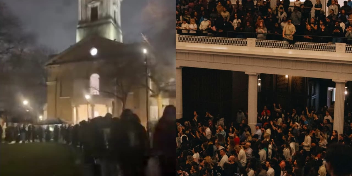 2.500 jovens fazem fila para culto de oração na Inglaterra: “Grande fome por Deus”