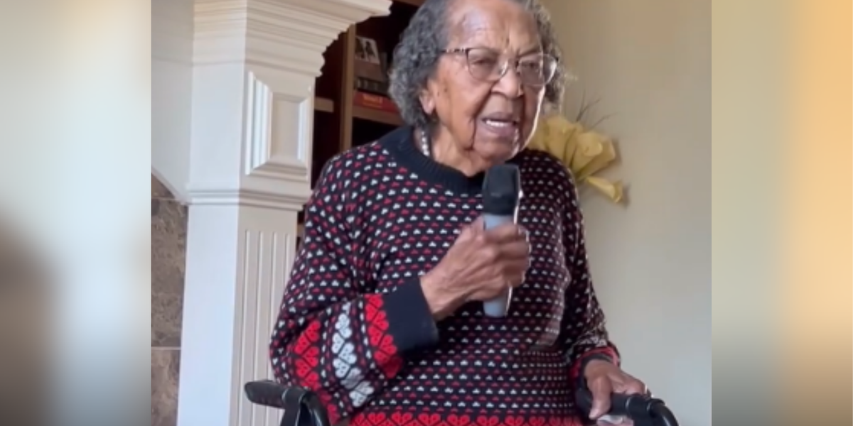 Idosa de 105 anos emociona ao louvar a Deus: ‘Presente para o Corpo de Cristo’