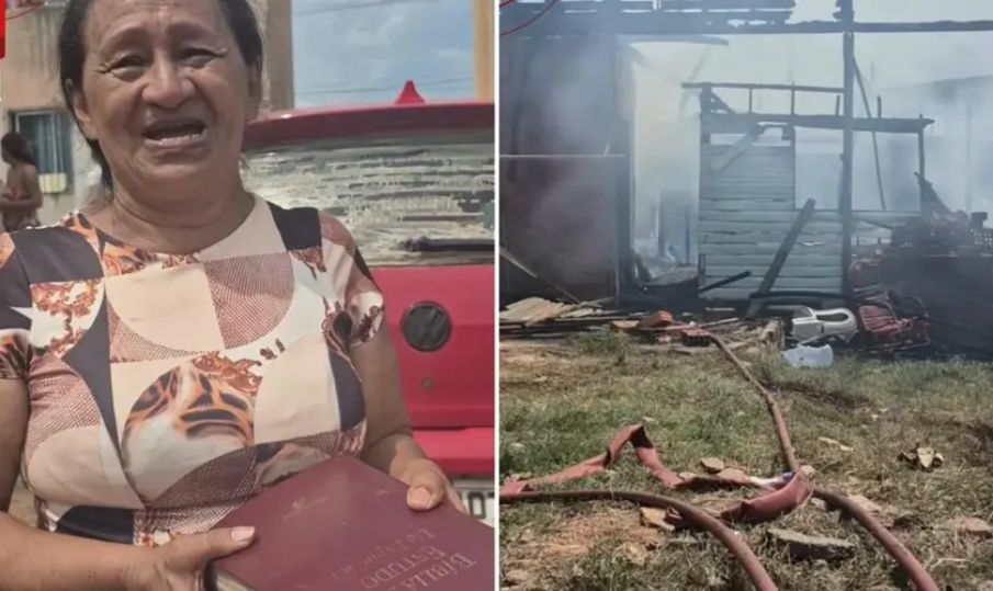 Incêndio destrói casas e igreja, mas Bíblia não: ‘Deus vai restituir’