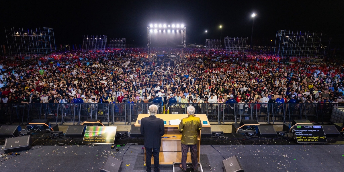 Mais de 2.000 se entregam a Jesus em campanha evangelística no Camboja