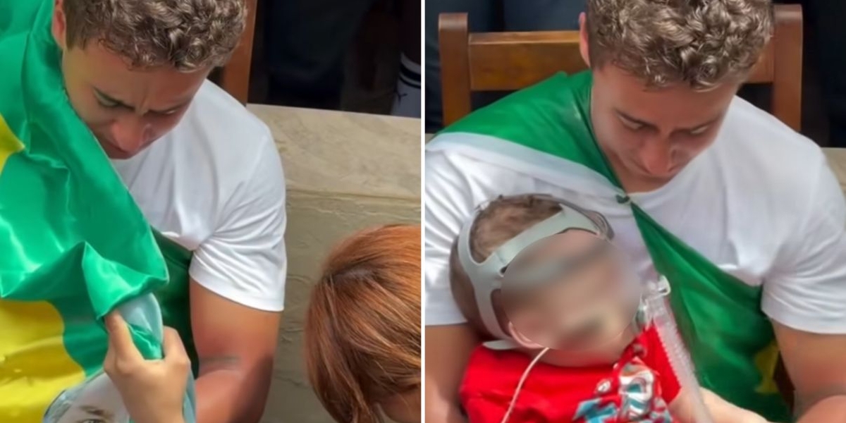 Nikolas Ferreira ora por bebê com doença rara durante caminhada: “Deus faz o impossível”