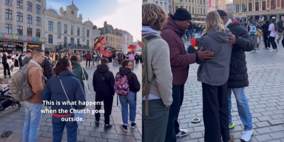 Evangelismo leva 50 pessoas a Jesus nas ruas da França: “Corações foram tocados”