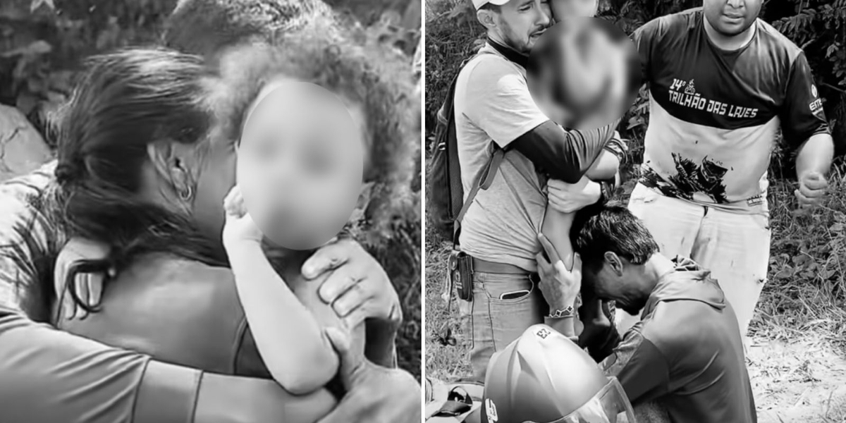 Família louva a Deus ao encontrar menina de 4 anos perdida em MG