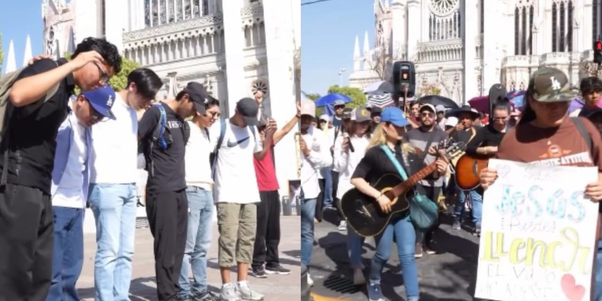 Jovens vão às ruas orar por paz em meio a violência no México: “Levantamos um clamor”