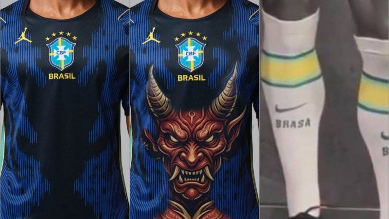 Alusão a ocultismo faz torcedores reprovarem camisas da Seleção
