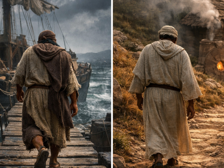 As duas descidas: O contraste entre a desobediência de Jonas e a submissão de Jeremias