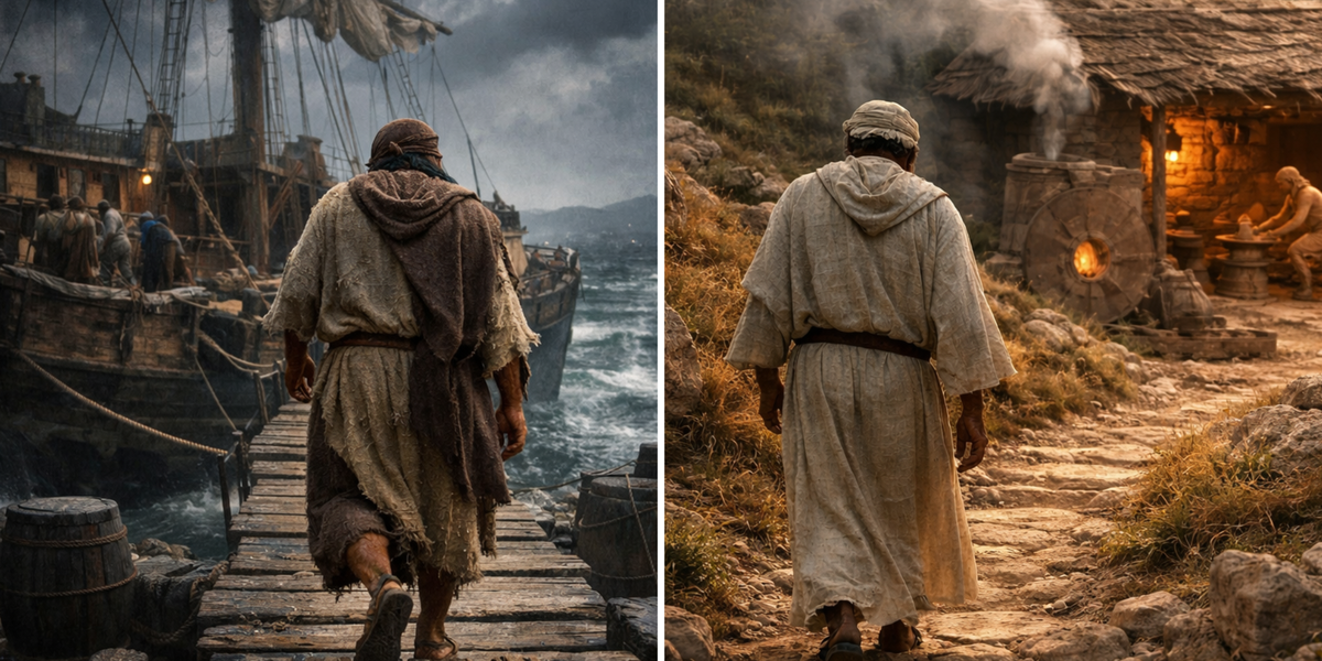 As duas descidas: O contraste entre a desobediência de Jonas e a submissão de Jeremias