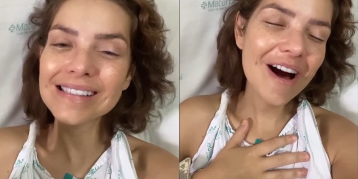Camila Campos louva em hospital após cirurgia: “Quem começou a obra é fiel pra terminar”
