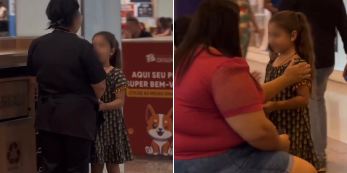 Filha de pastor pede para evangelizar em shopping e ora por pessoas: “Deus te ama”