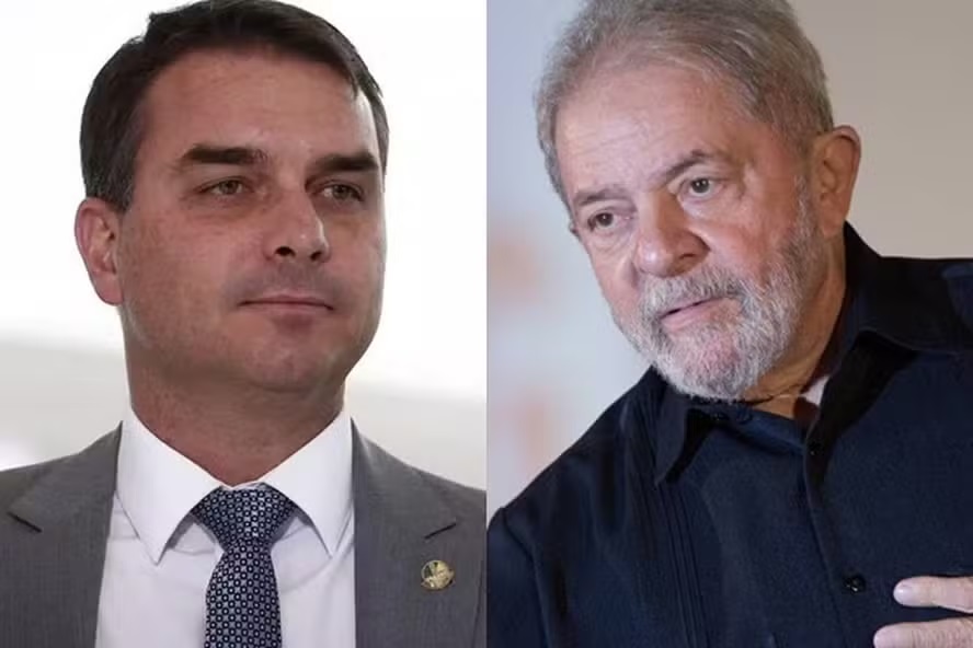 Pesquisa aponta empate entre Flávio Bolsonaro e Lula no 2° turno