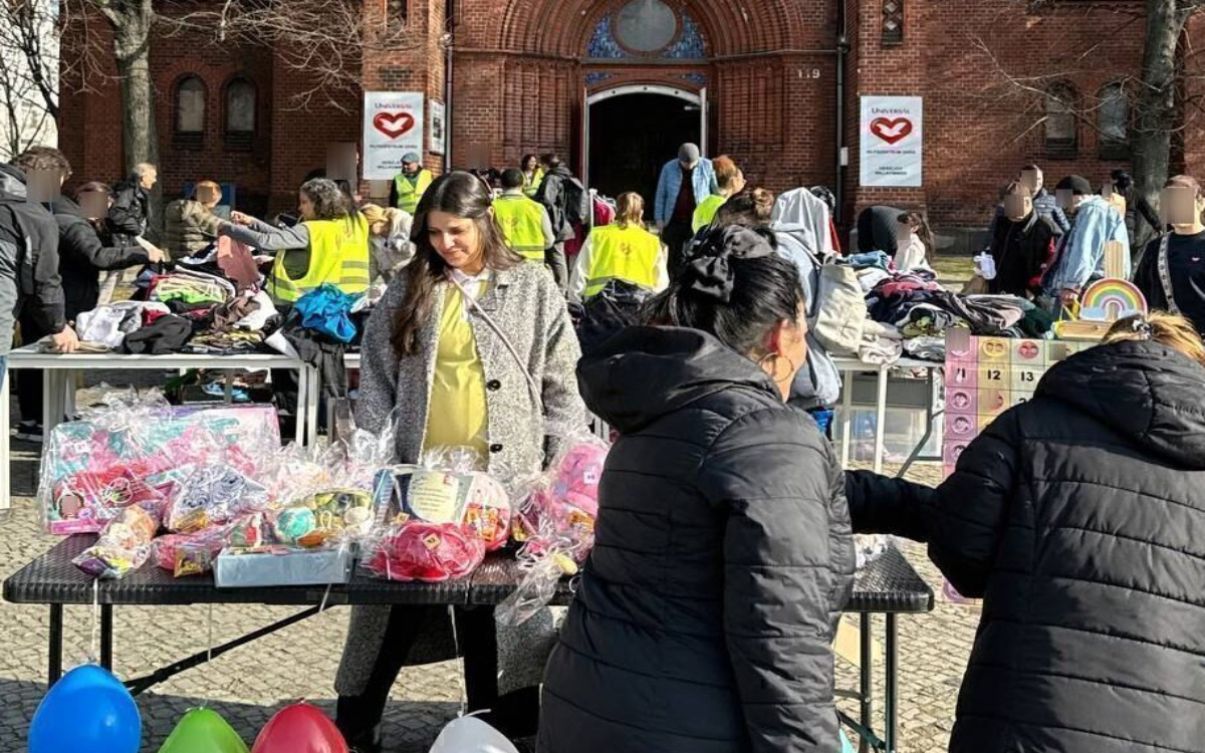 ação leva apoio a famílias no inverno da Alemanha