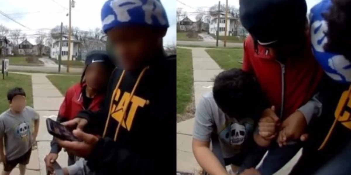 Crianças viralizam ao pedirem oração em igreja após verem símbolo oculto nos EUA