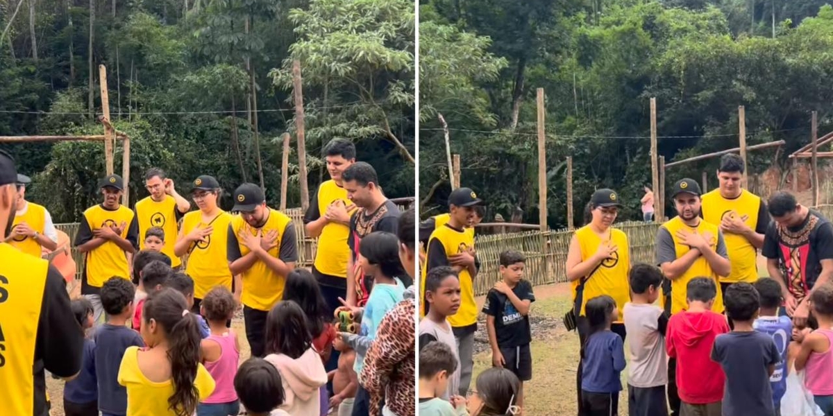 Evangelismo em escola indígena leva crianças a Jesus no interior de MG: “Há esperança”