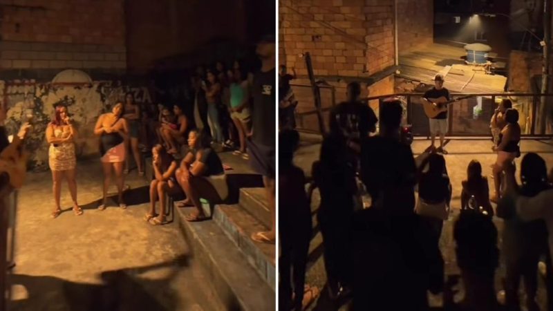 Evangelista faz culto em praça de favela e impacta moradores: “O amor de Deus estava ali”