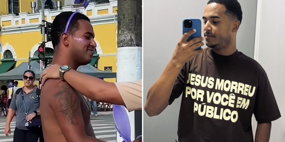 Ex-gay alcançado em evangelismo de rua no Carnaval afirma: “Sou uma nova criatura”