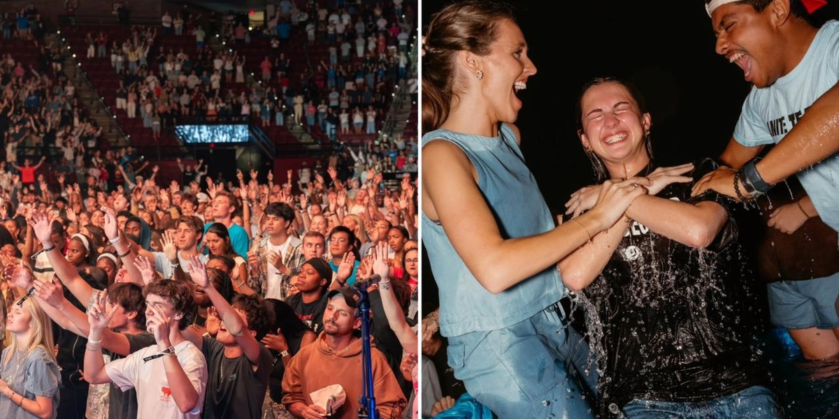 Mais de 4 mil estudantes ouvem o Evangelho e dezenas são batizados em universidade dos EUA