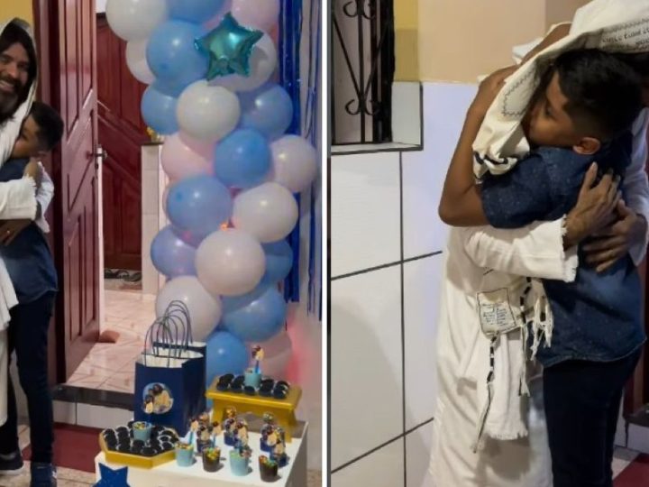 Menino autista inspira ao celebrar aniversário com tema de Jesus: “Ele é meu melhor amigo”