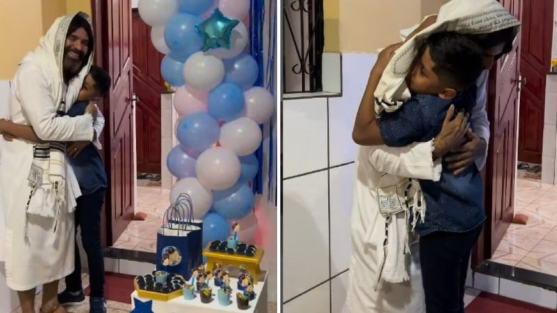 Menino autista inspira ao celebrar aniversário com tema de Jesus: “Ele é meu melhor amigo”