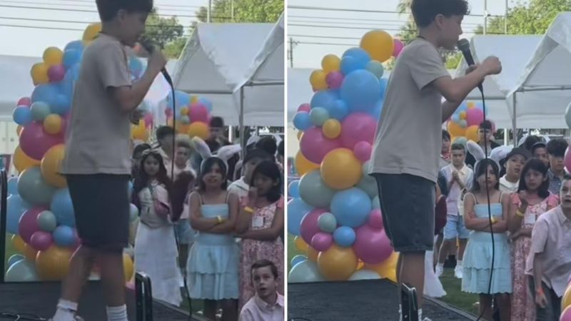 Menino de 11 anos prega Evangelho para mais de 1.000 crianças nos EUA: “Jesus ama você”