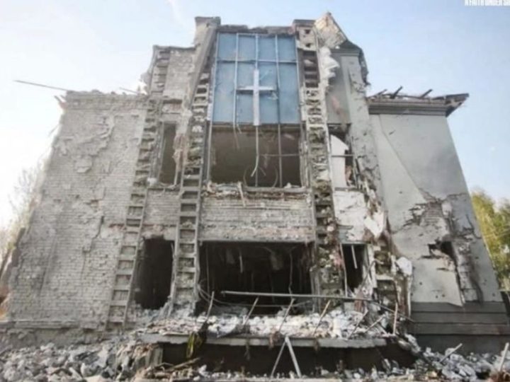 ataque russo atinge Igreja Batista em culto e mata pastor