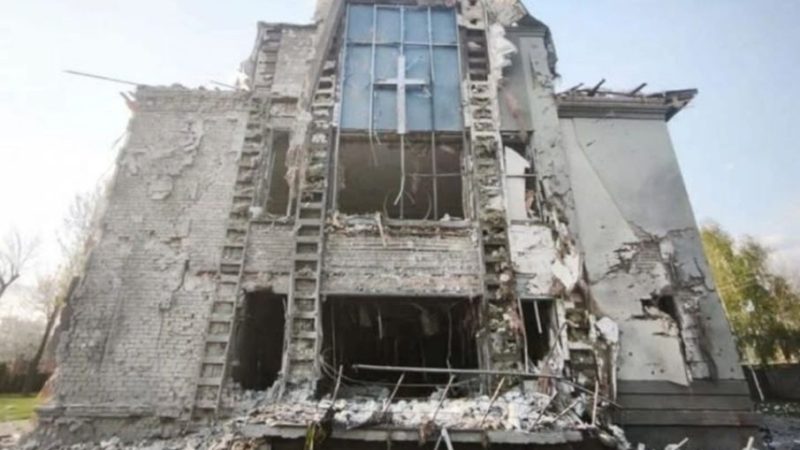 ataque russo atinge Igreja Batista em culto e mata pastor