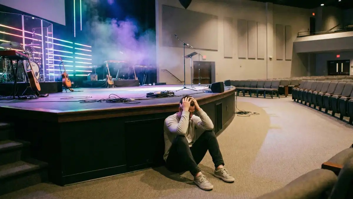 o custo do serviço religioso que leva à exaustão