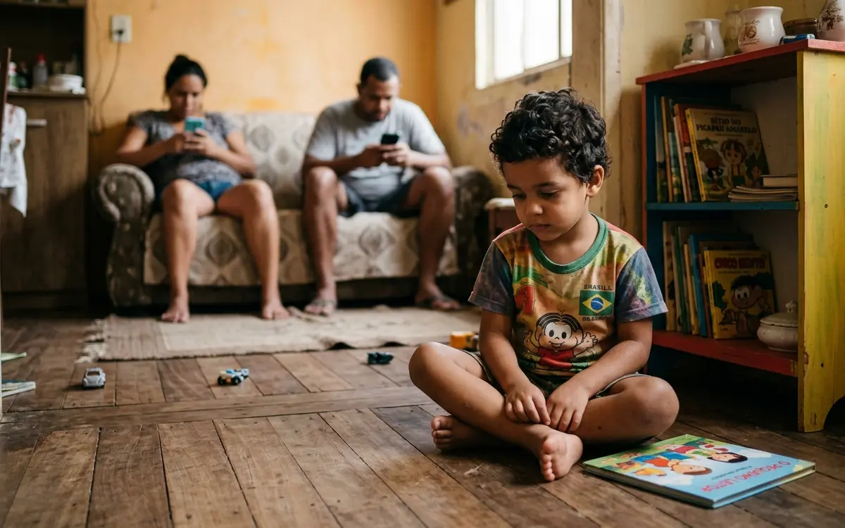 53% das famílias brasileiras não leem para crianças