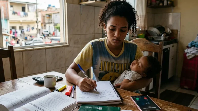 Metade das jovens brasileiras enfrenta tripla jornada