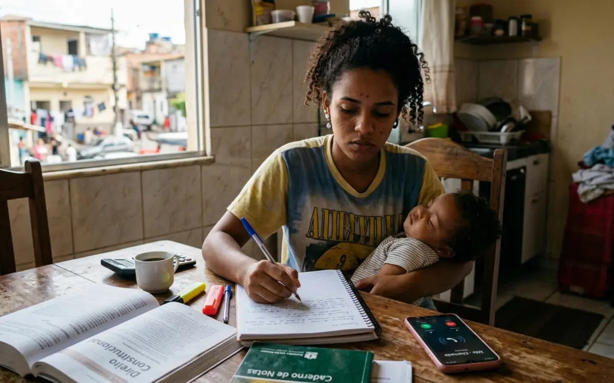 Metade das jovens brasileiras enfrenta tripla jornada