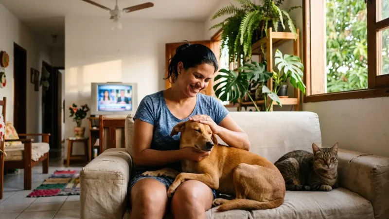 Pets aumentam bem-estar igual amigos e família, diz estudo