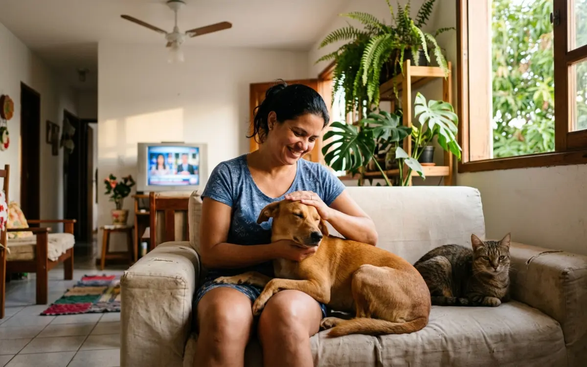 Pets aumentam bem-estar igual amigos e família, diz estudo